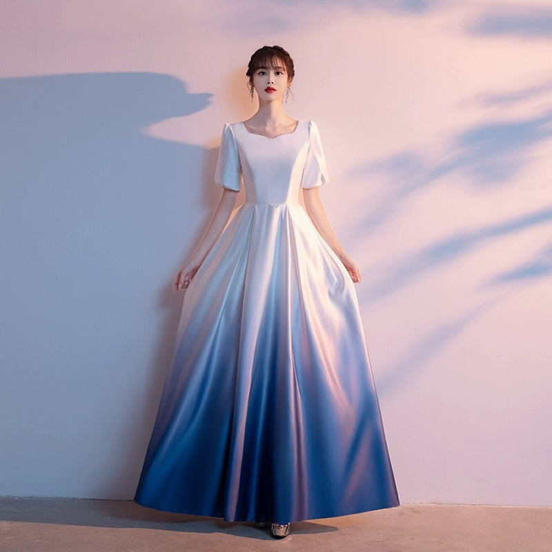 2025 Chorus performance uniform female new temperament host conductor uniform red song competition student chorus dress