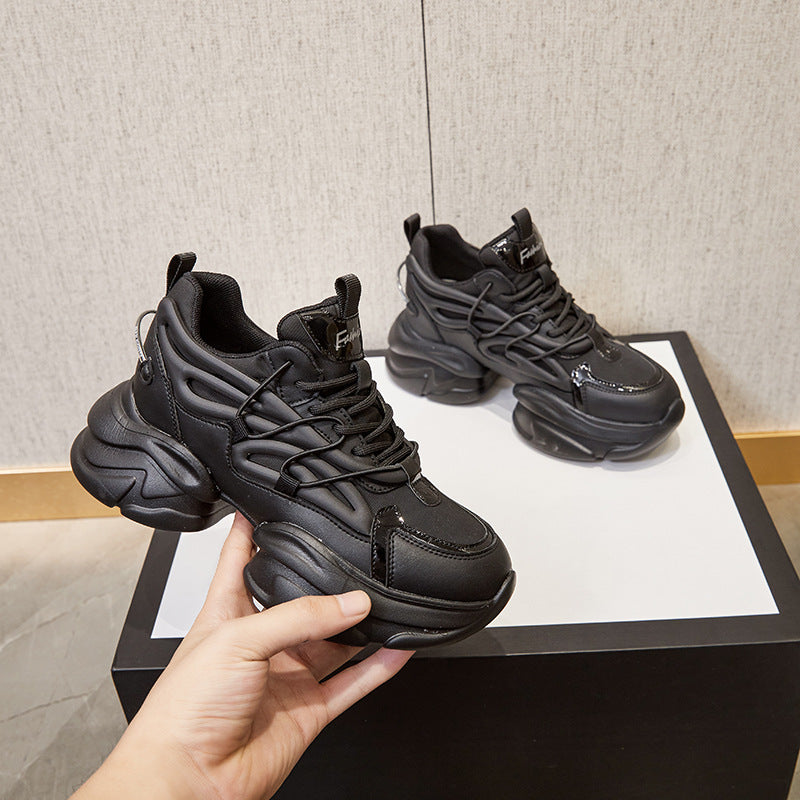 2025 Platform dad shoes women's summer 2022 new ins trendy retro Xiaobai casual sports spring and autumn women's shoes are popular