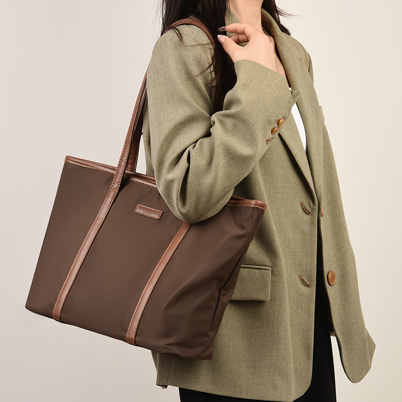 2025 popular autumn new Oxford bag high-end sense large-capacity tote bag casual fashion shoulder bag work commuter bag