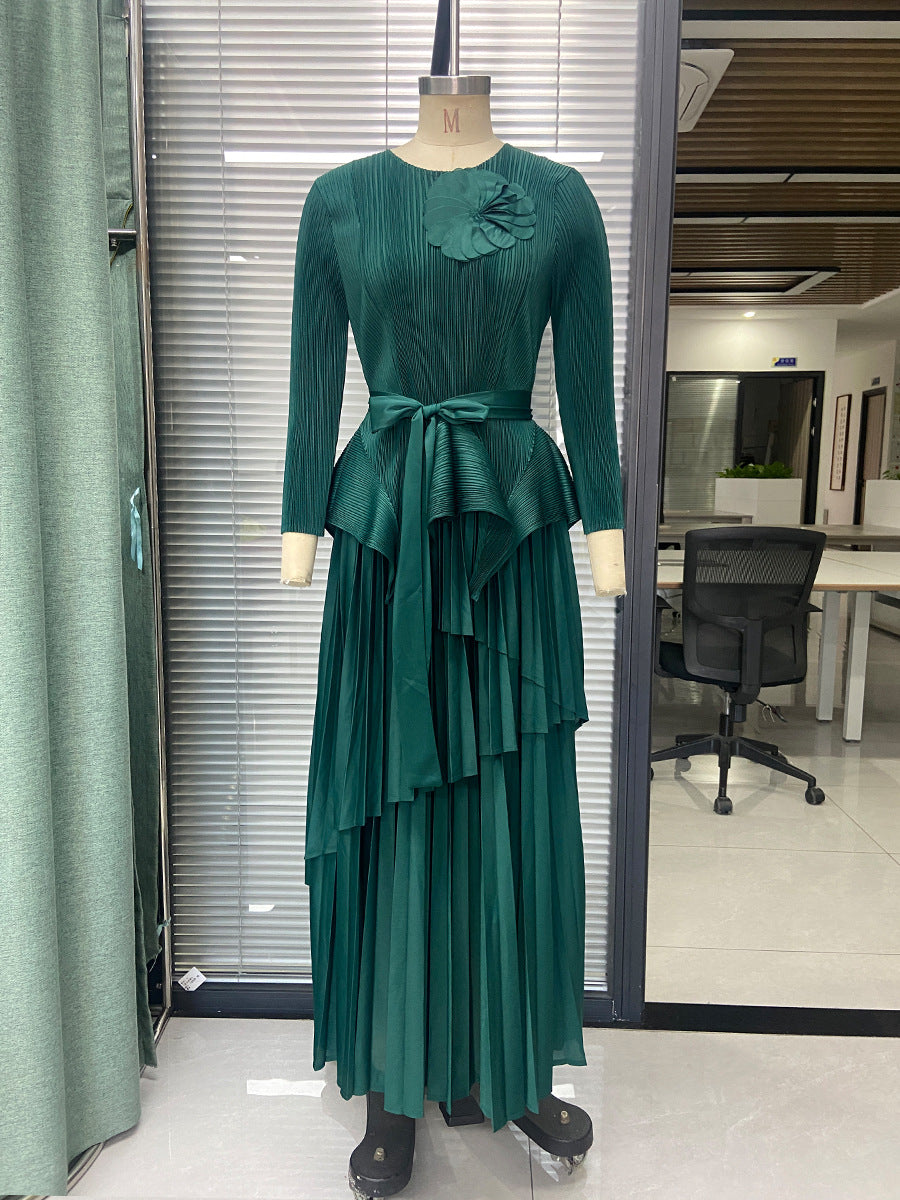 2025 Fashion suit, women's clothing, high sense, 2025 Popular trade, irregular and unique, beautiful skirt, autumn wear a complete set