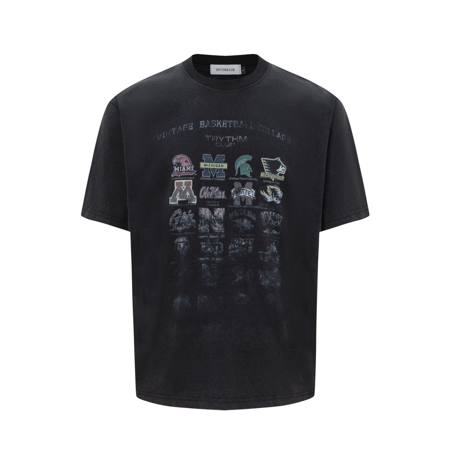 2025 27327 2025n Street 2025 Summer Neutral Washed Old Design Men's Loose Premium Short Sleeve T-Shirt