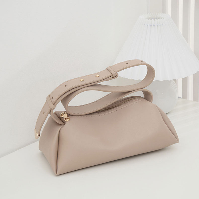 2025 Shoulder bag New New hot-selling women's bags Fashion and high-end sense Solid color shoulder bag Simple and versatile women's messenger bag
