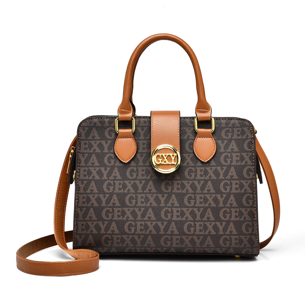 2025 Women's bag high-end large-capacity tote bag light luxury texture handbag commuter printing women's shoulder messenger bag women