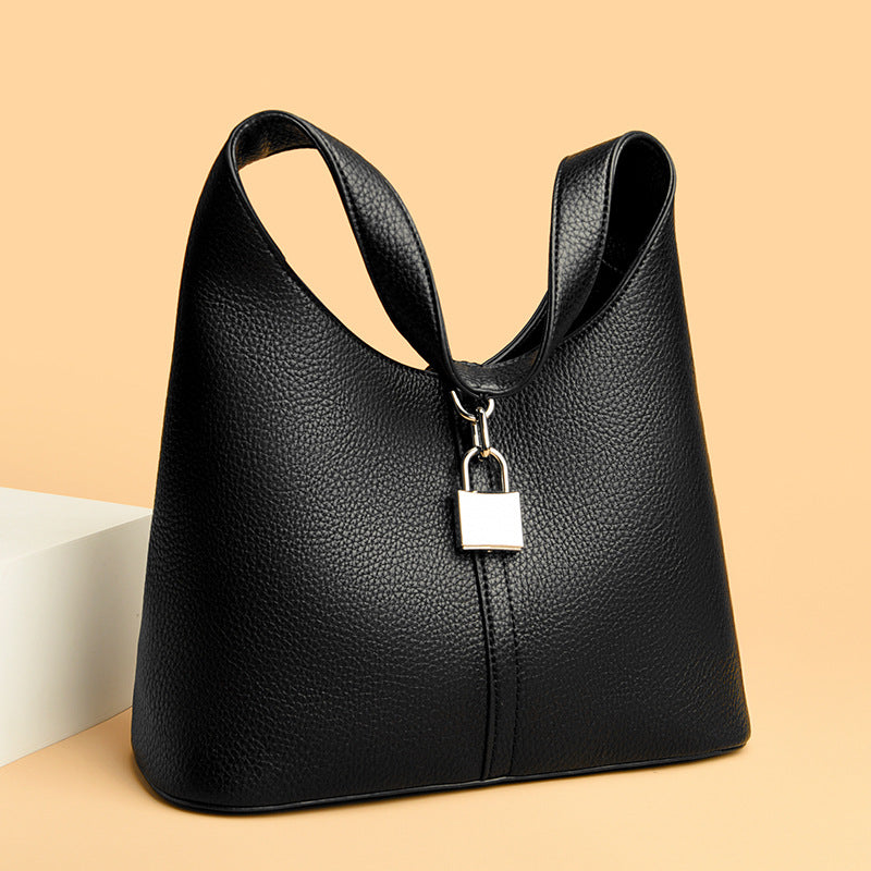 2025 Premium bag popular new underarm bucket bag simple fashion style shoulder bag large capacity portable handbag