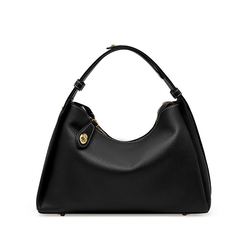 2025 popular New Premium Leather Women's Bag Crossbody Shoulder Bag Women's Fashion Underarm Bag Atmospheric Women's Bag