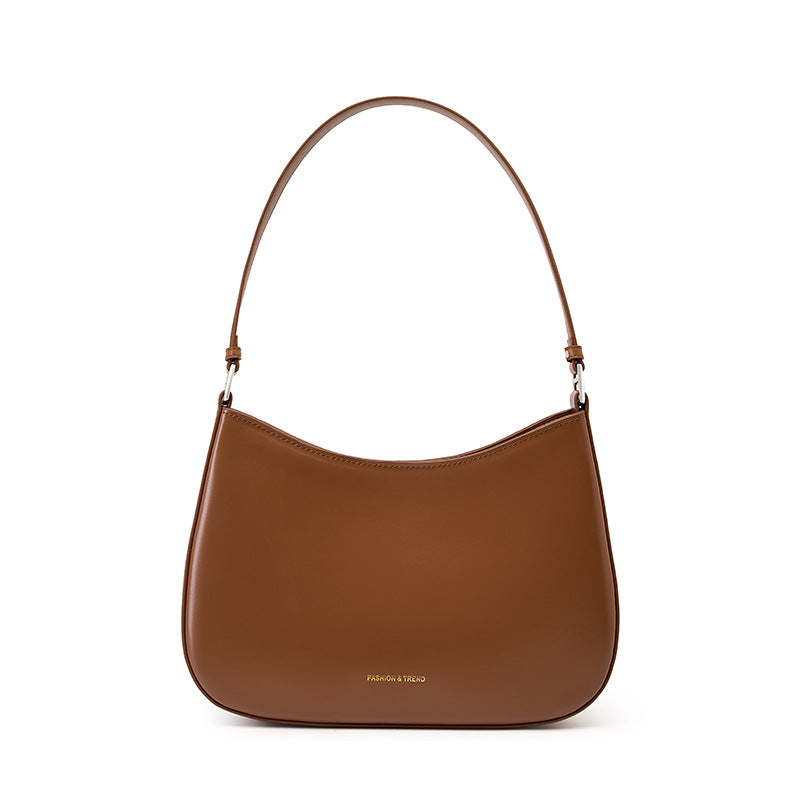 2025 Premium niche design baguette bag genuine leather women's bag new fashion underarm bag shoulder bag women's tote bag