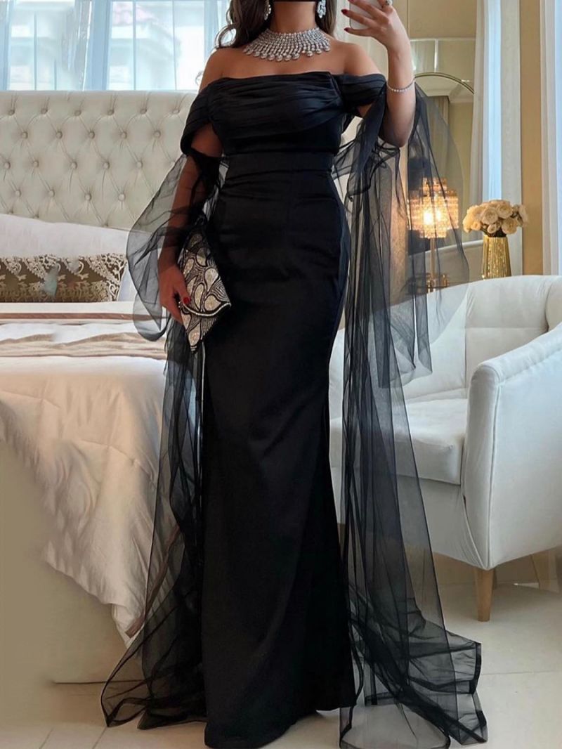 2025 new Popular trade women's clothing independent station trailing sexy long dress mesh tube top banquet evening dress skirt