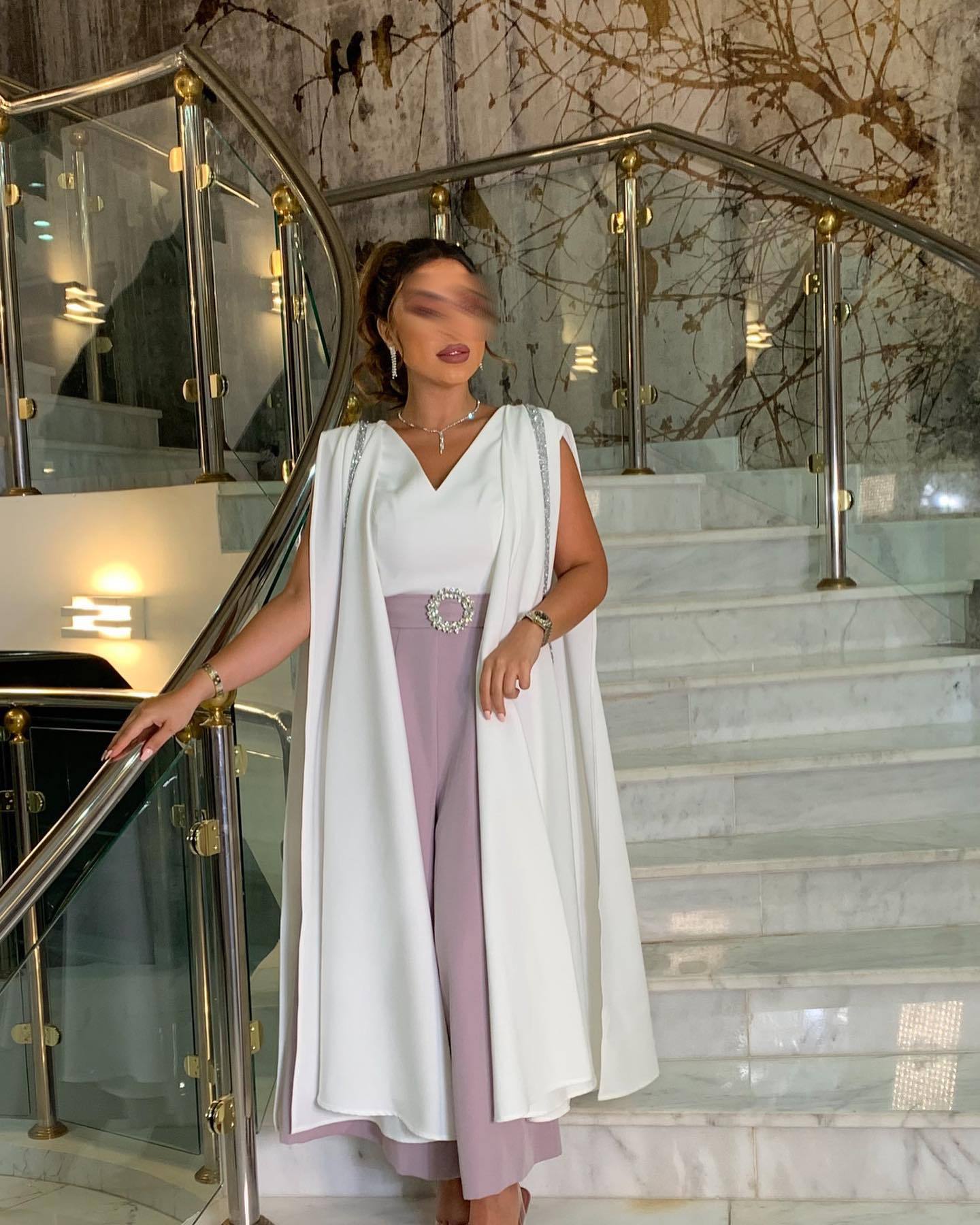 2025 Middle East women's clothing spring and summer new temperament slim-fitting sexy chest high waist diamond shawl dress jumpsuit
