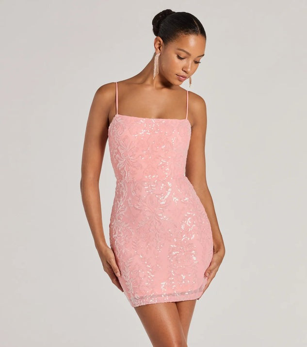 Popular, 2025 popular Women's Sequin Dress Summer Sexy Hip Wrap Slim Mini Skirt (3 Colors)