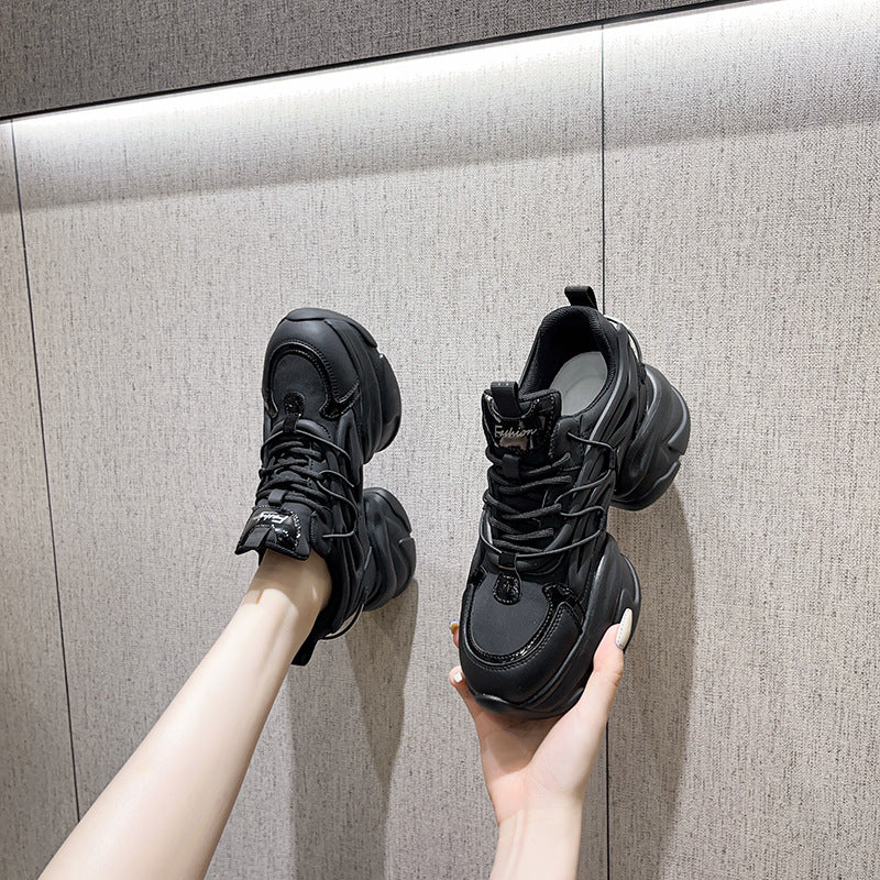 2025 Platform dad shoes women's summer 2022 new ins trendy retro Xiaobai casual sports spring and autumn women's shoes are popular