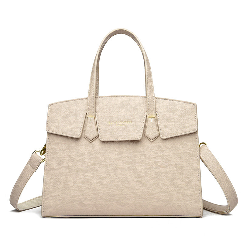 2025 Handbag New Simple Light Luxury Women's Bag Premium Texture Printed Shoulder Bag Large Capacity Commuter Tote Bag