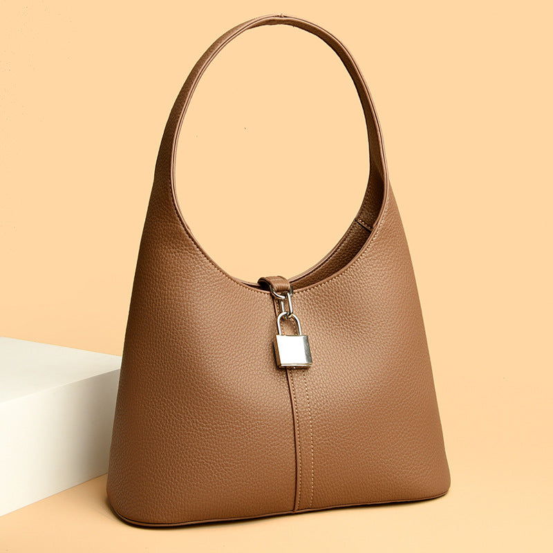 2025 Premium bag popular new underarm bucket bag simple fashion style shoulder bag large capacity portable handbag