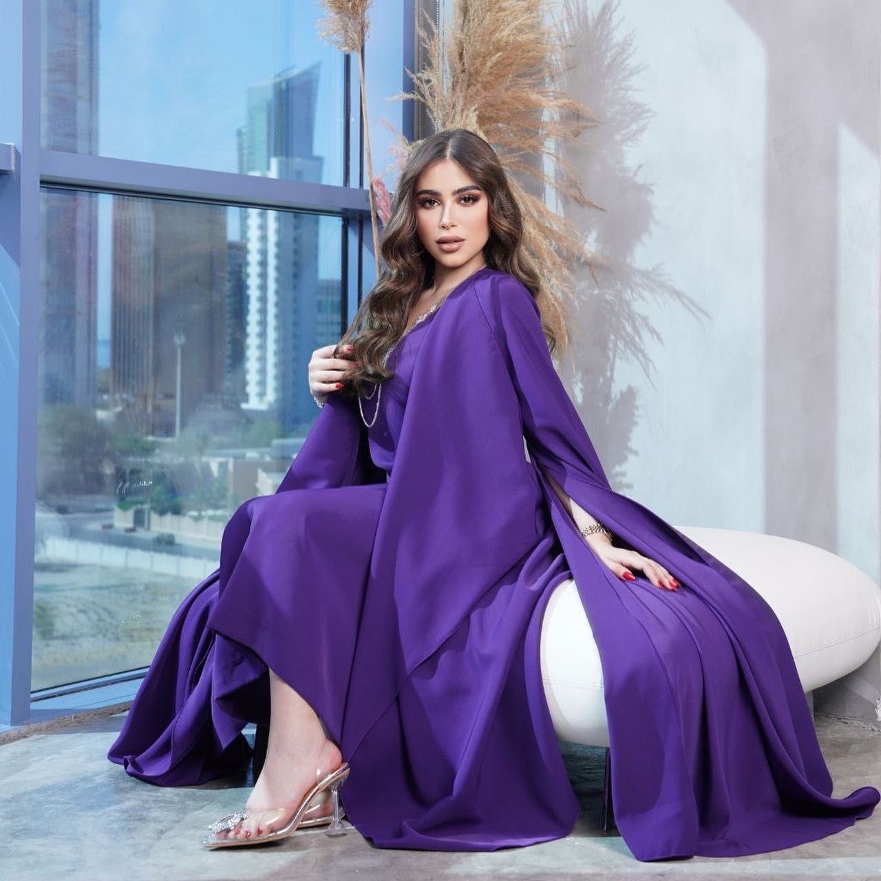 2025 spring and summer New Middle East Popular trade women's clothing independent station ebay sexy pendulum fluttering sleeves dance dress new