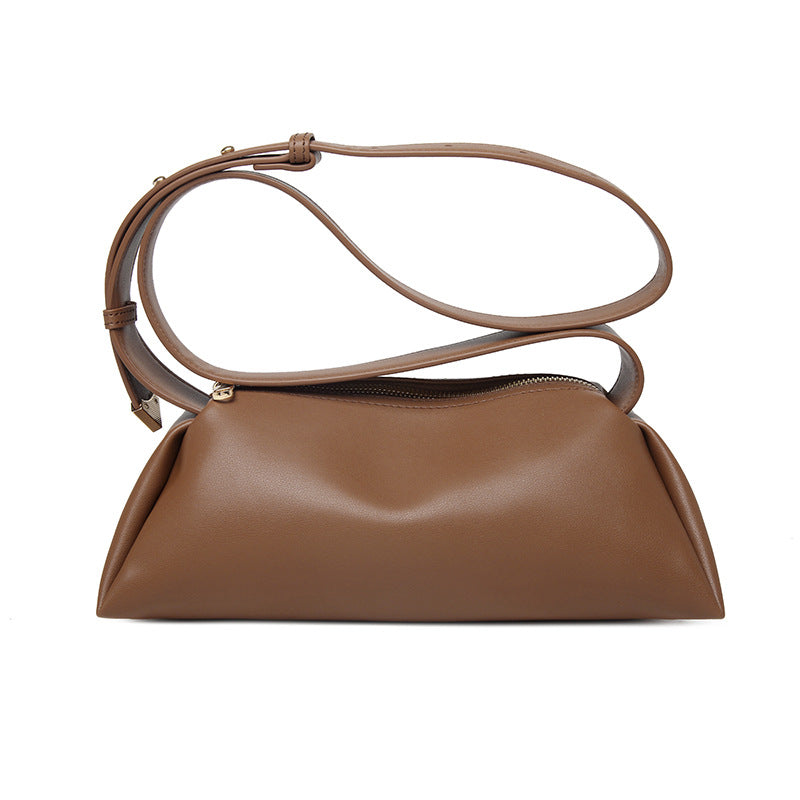 2025 Shoulder bag New New hot-selling women's bags Fashion and high-end sense Solid color shoulder bag Simple and versatile women's messenger bag