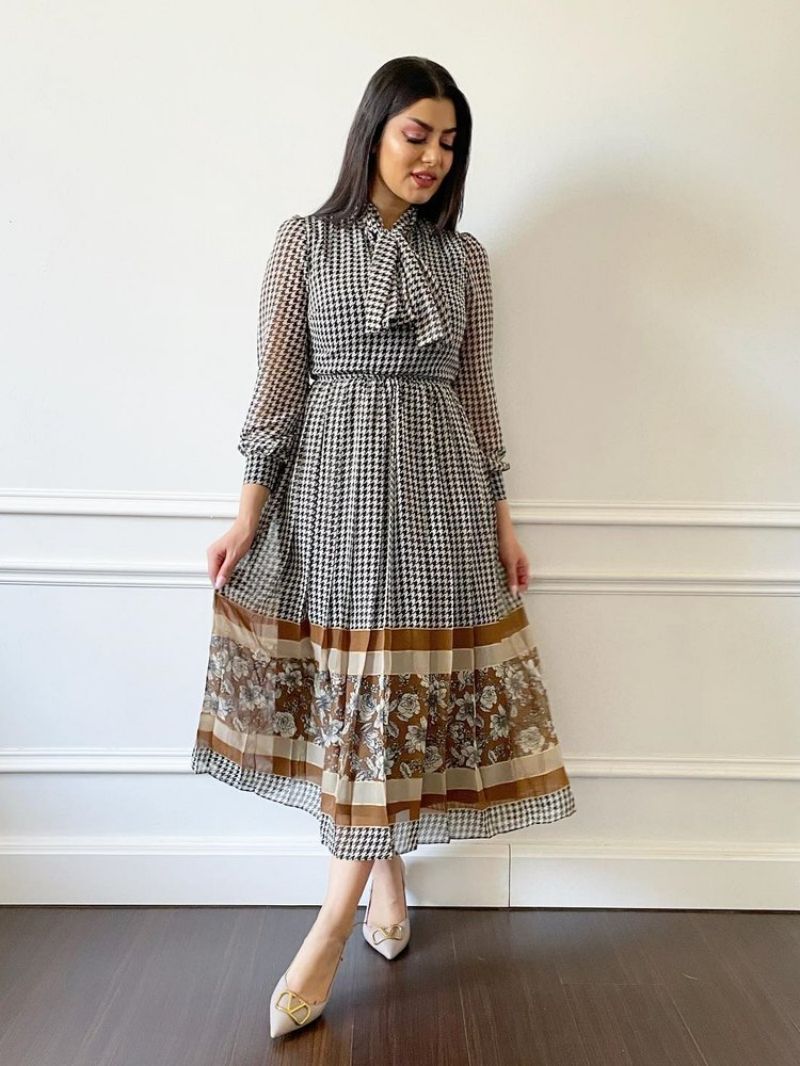 2025 spring and summer New Popular trade Middle East women's clothing independent station ebay sexy pleated pendulum ball dress dress