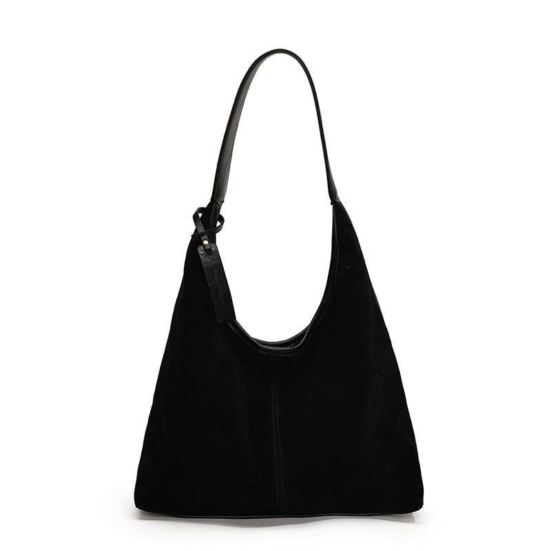 BENPAOLV 2025 Casual bag women's large-capacity armpit bag popular new bucket bag popular commuter tote bag fashionable shoulder bag