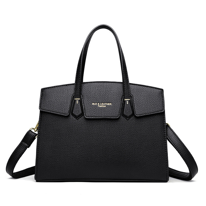 2025 Handbag New Simple Light Luxury Women's Bag Premium Texture Printed Shoulder Bag Large Capacity Commuter Tote Bag