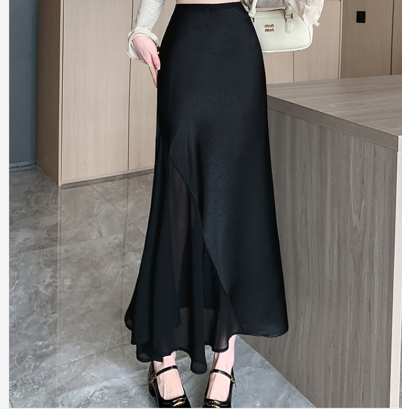 2025 summer temperament heavy industry jacquard woven three-dimensional strips satin texture kinked satin sleeveless vest top