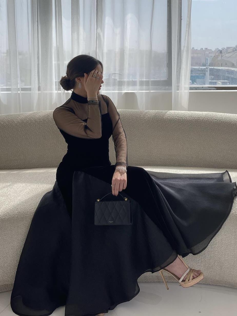 2025 spring and summer new New Popular trade women's clothing independent station ebay sexy mesh splicing ball dress dress