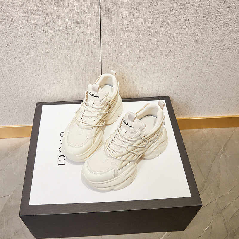 2025 Platform dad shoes women's summer 2022 new ins trendy retro Xiaobai casual sports spring and autumn women's shoes are popular