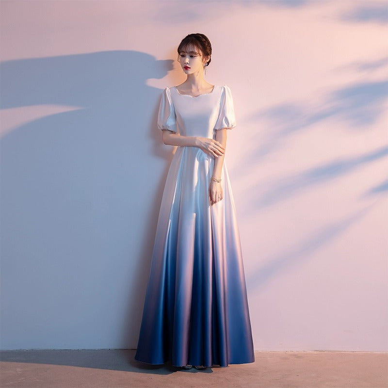 2025 Chorus performance uniform female new temperament host conductor uniform red song competition student chorus dress