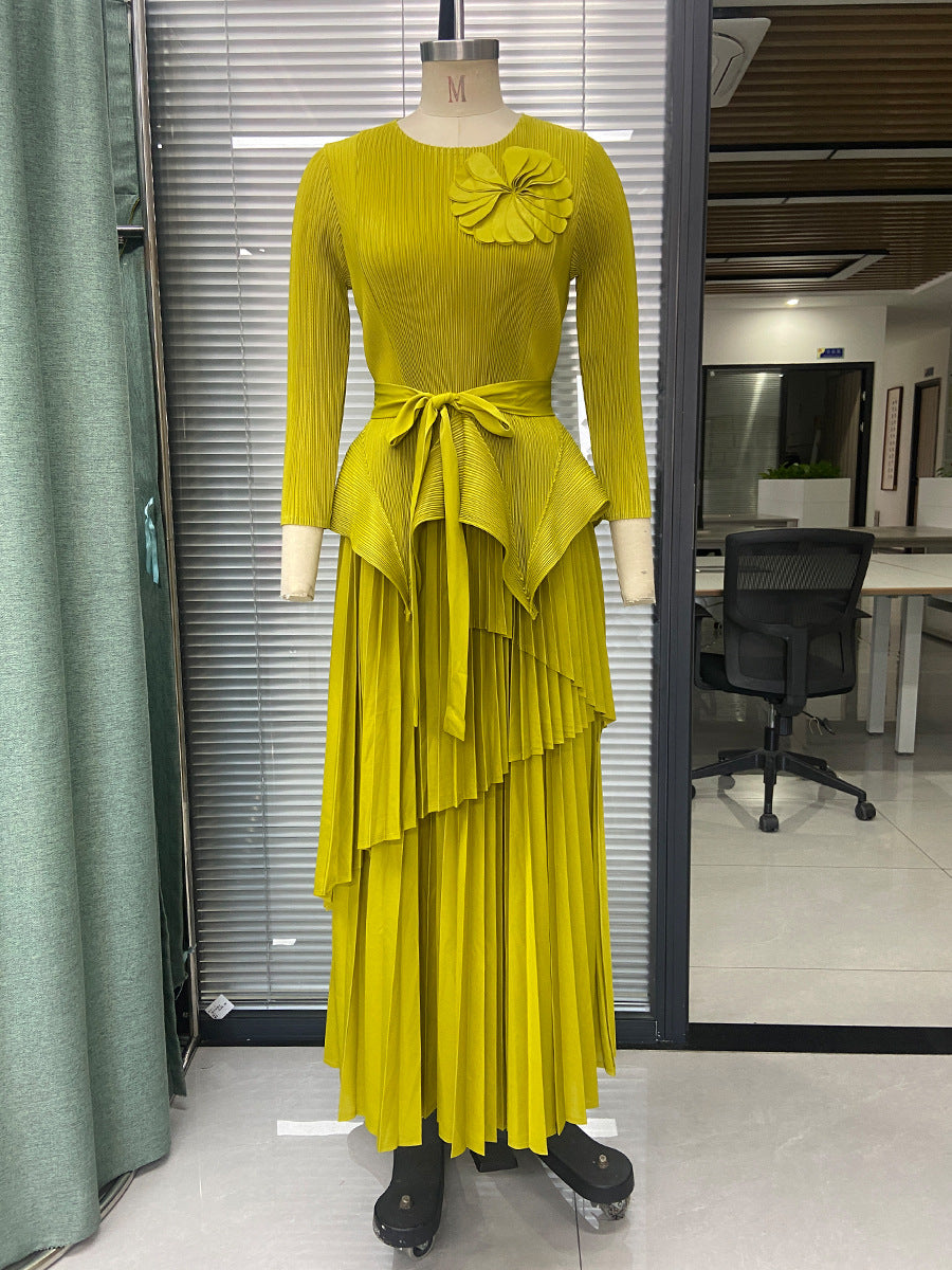 2025 Fashion suit, women's clothing, high sense, 2025 Popular trade, irregular and unique, beautiful skirt, autumn wear a complete set