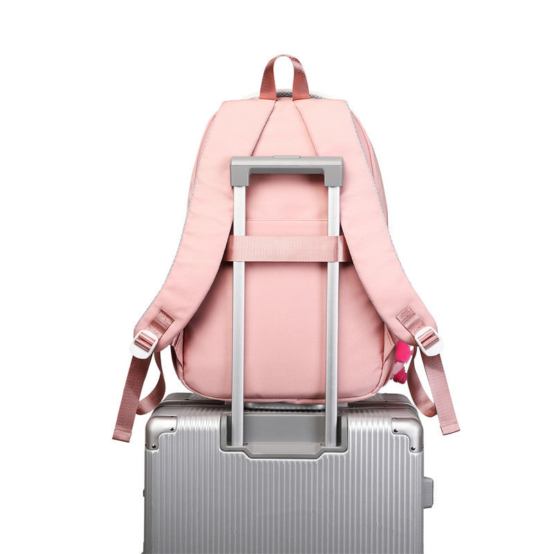 Cute Schoolbag Female New Cartoon Junior and Middle School Students Primary School Student Backpack Good-looking Youth College Style Backpack