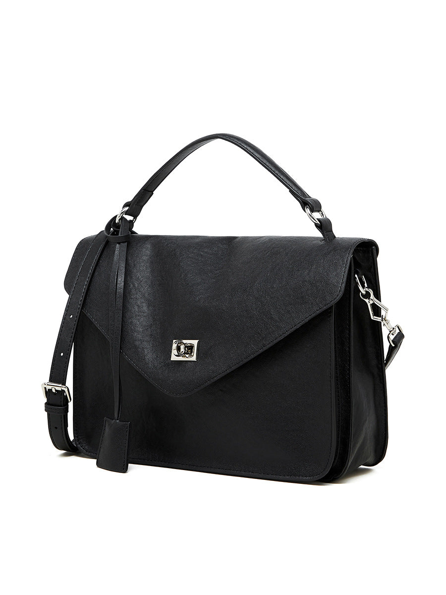 2025 Large capacity trendy retro shoulder messenger bag new autumn and winter casual shoulder messenger bag simple handbag
