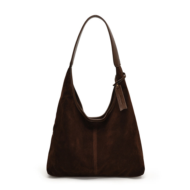 BENPAOLV 2025 Casual bag women's large-capacity armpit bag popular new bucket bag popular commuter tote bag fashionable shoulder bag