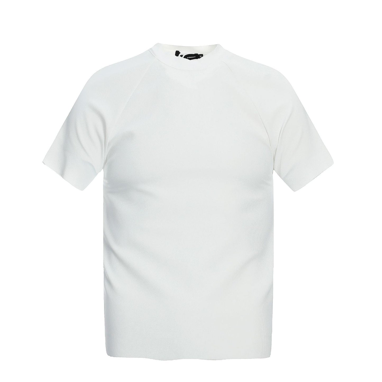2025 0235 2025n Street 2025 Fit Edition Solid Color Deconstruction Neutral Premium Design Men's Slim Short Sleeve T-Shirt