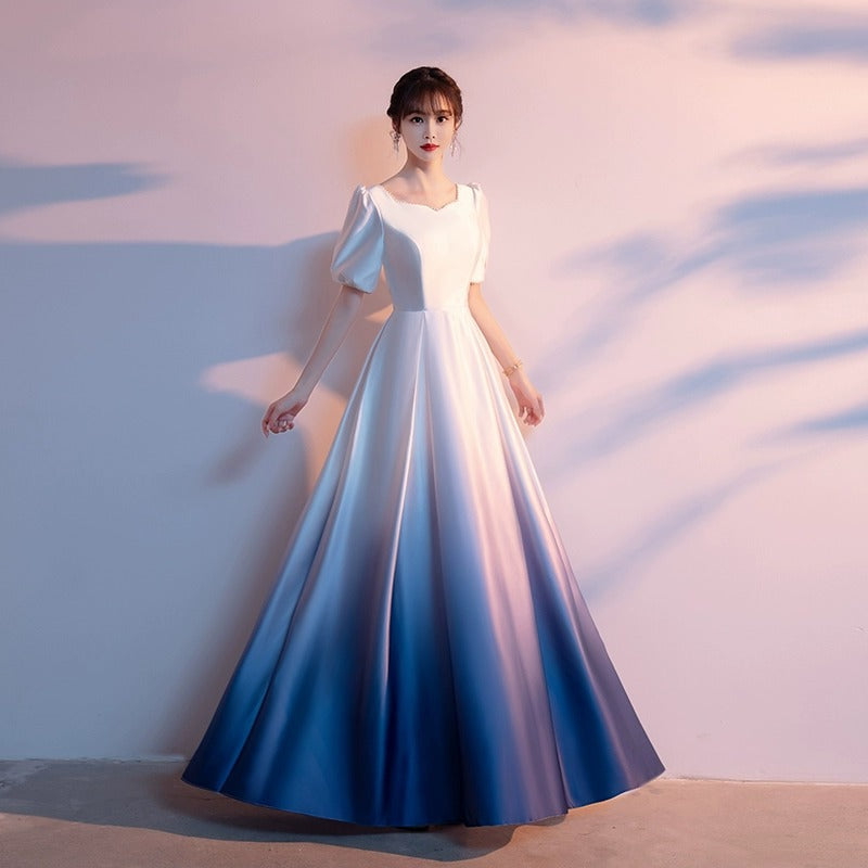 2025 Chorus performance uniform female new temperament host conductor uniform red song competition student chorus dress