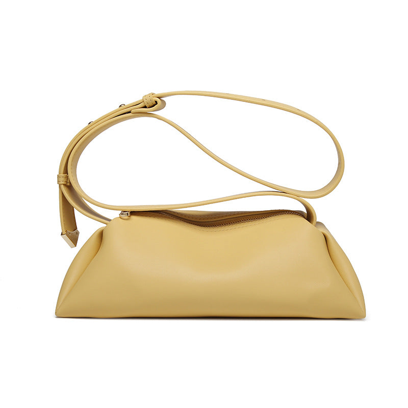 2025 Shoulder bag New New hot-selling women's bags Fashion and high-end sense Solid color shoulder bag Simple and versatile women's messenger bag