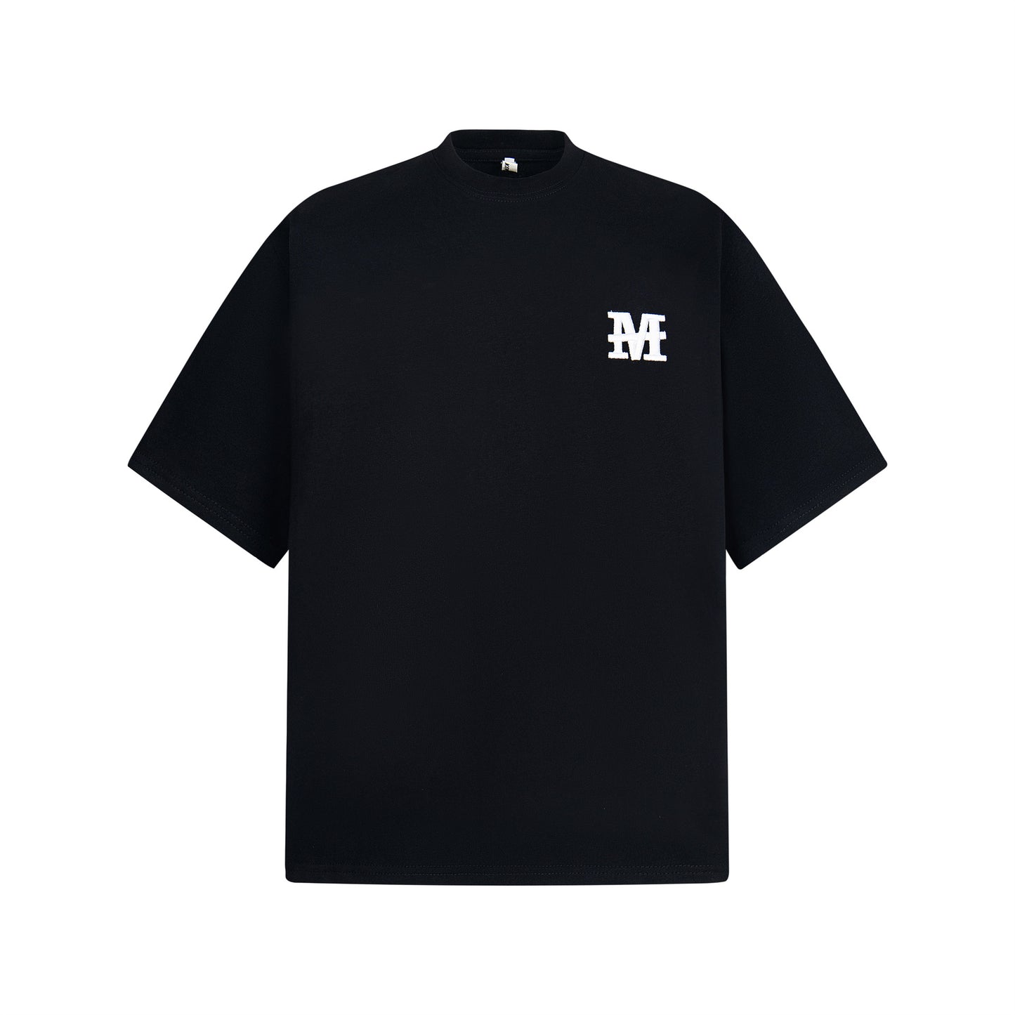 2025 2651 2025n street neutral retro creative letter design men's loose high-end heavy short-sleeved T-shirt