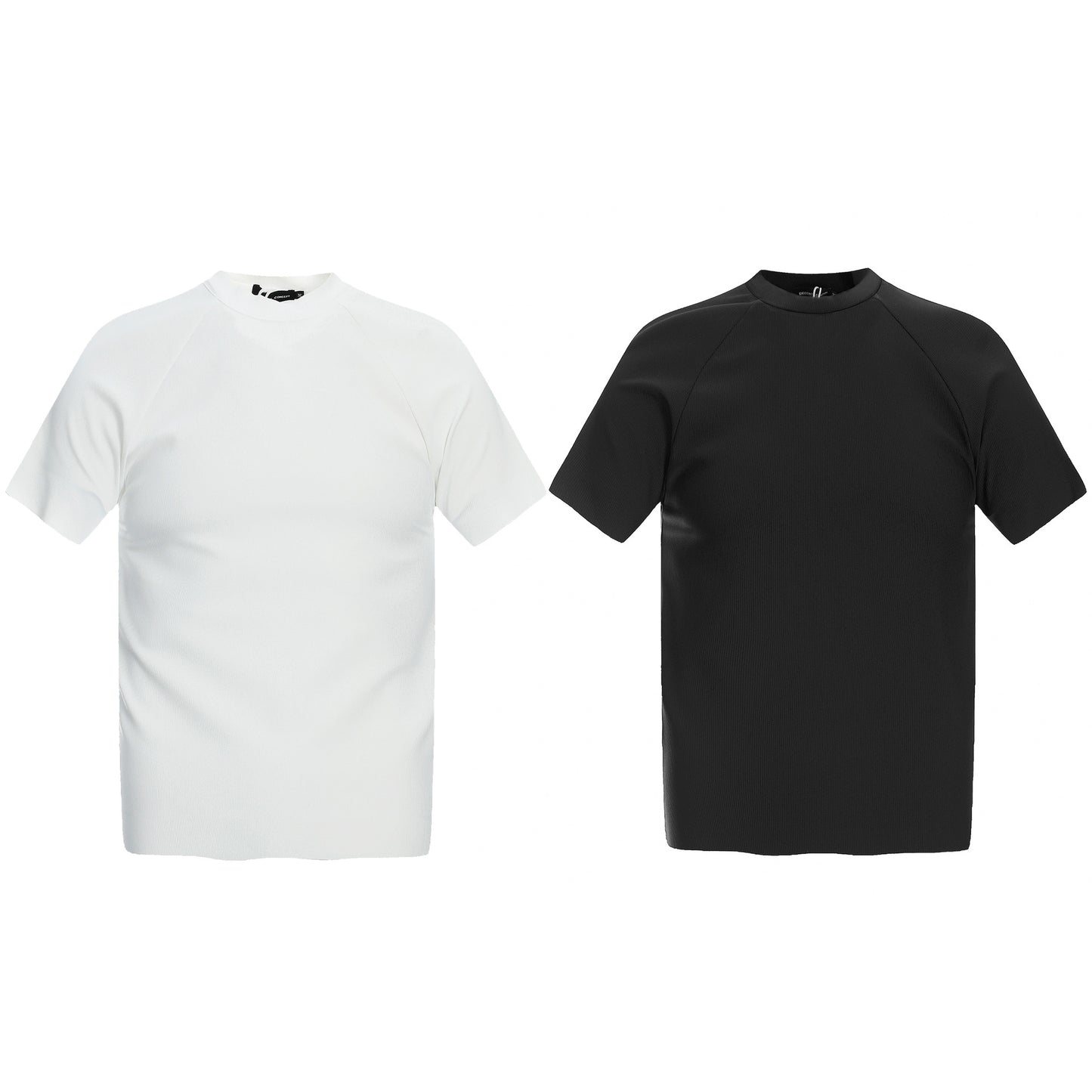 2025 0235 2025n Street 2025 Fit Edition Solid Color Deconstruction Neutral Premium Design Men's Slim Short Sleeve T-Shirt