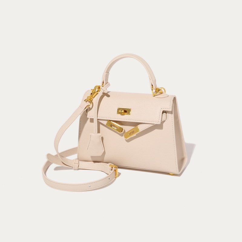 BENPAOLV 2025 popular summer high texture Kelly bag mini 22cm second generation high sense niche shoulder messenger bag handbag