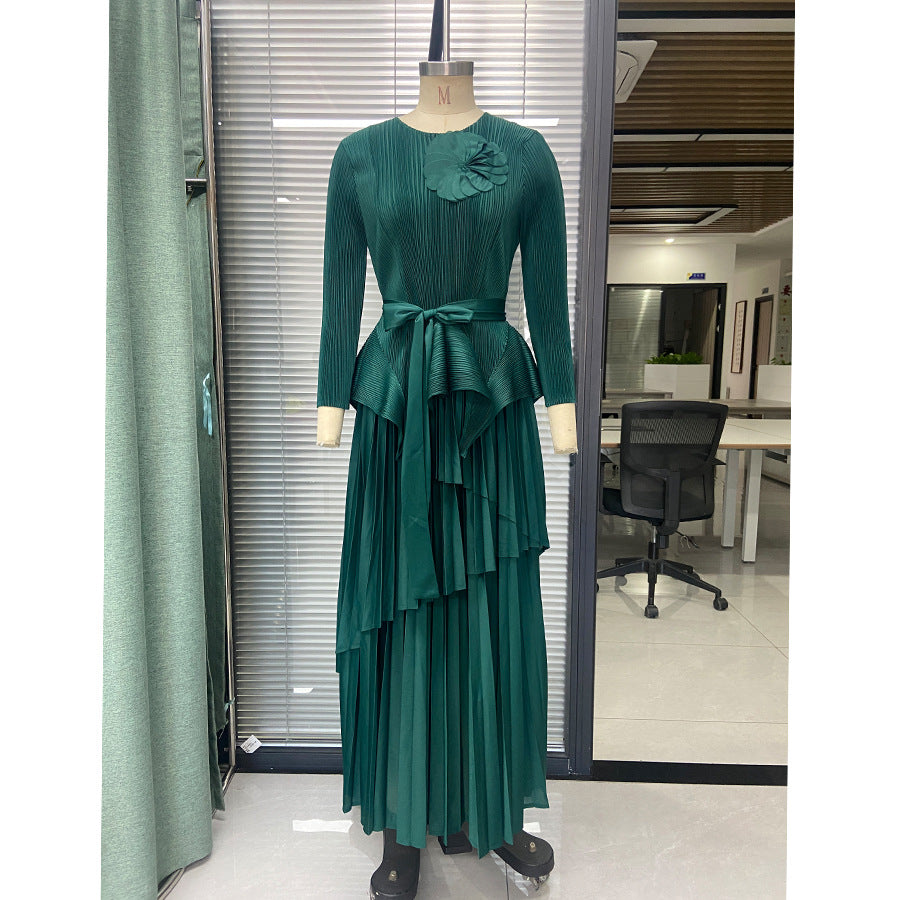 2025 Fashion suit, women's clothing, high sense, 2025 Popular trade, irregular and unique, beautiful skirt, autumn wear a complete set