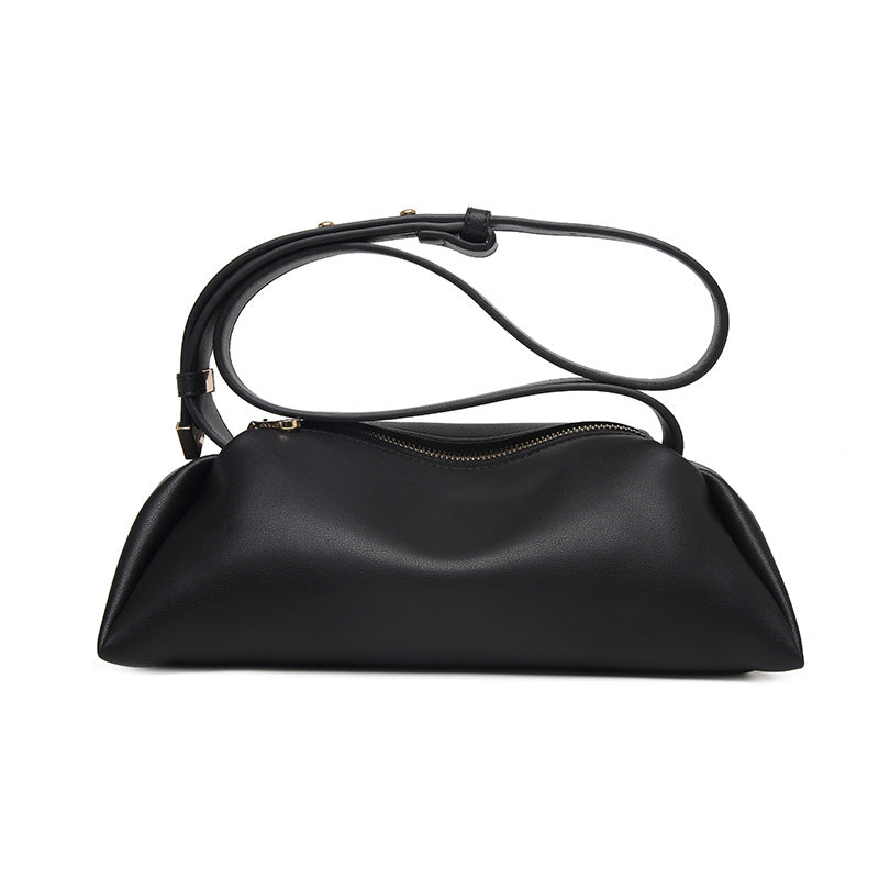 2025 Shoulder bag New New hot-selling women's bags Fashion and high-end sense Solid color shoulder bag Simple and versatile women's messenger bag