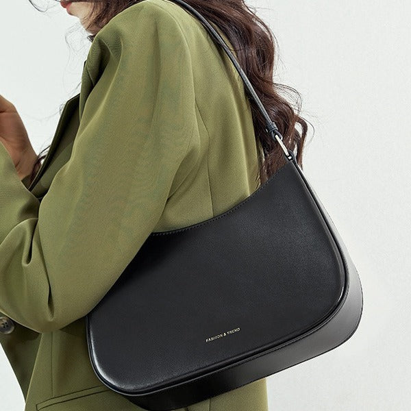2025 Premium niche design baguette bag genuine leather women's bag new fashion underarm bag shoulder bag women's tote bag