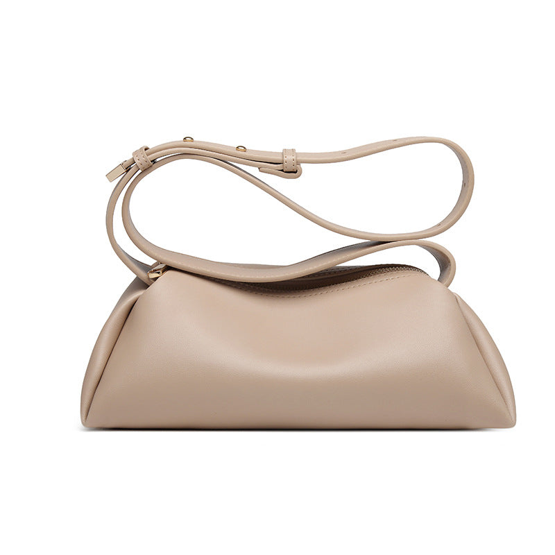 2025 Shoulder bag New New hot-selling women's bags Fashion and high-end sense Solid color shoulder bag Simple and versatile women's messenger bag
