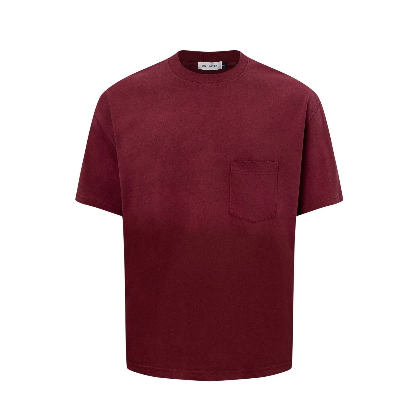 2025 27309 2025n Street 2025 Summer Neutral Hand Spray Old Sense Design Sense Men's Fit Premium Sense Short Sleeve T-Shirt