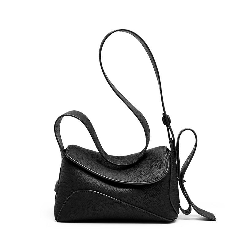 2025 Versatile fashion shoulder bag popular new first-layer cowhide women's bag large-capacity underarm bag messenger tote bag