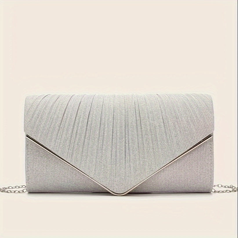 Glitter Classic Clutch Wallet, Elegant Evening Bag For Party, Women's Stylish Coin Purse - Perfect for Carnival Mardi Gras Music Festival