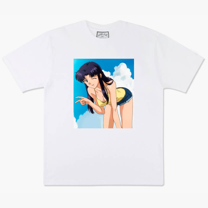 benpaolv Anime Aesthetic Misato Katsuragi Hot Beach Party T-Shirt