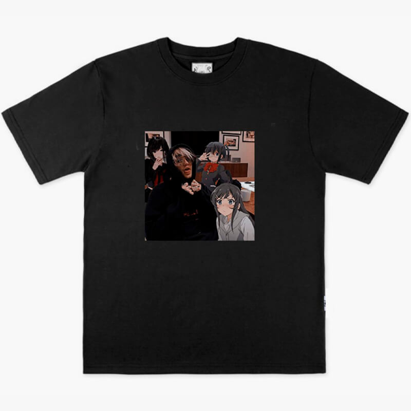 benpaolv Animecore Tee Lil Peep and Anime Girls