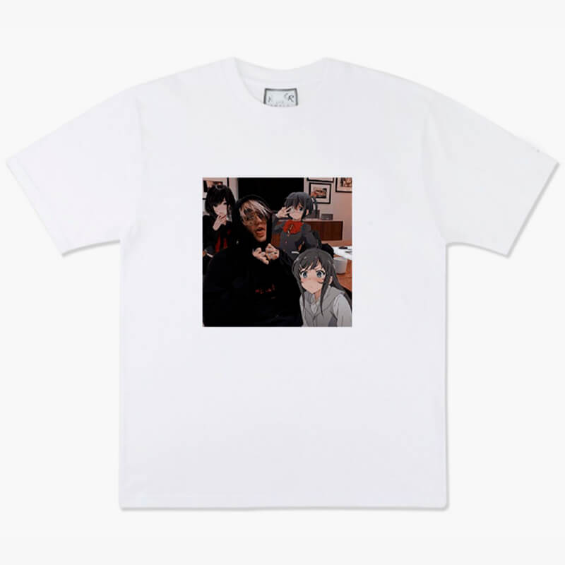 benpaolv Animecore Tee Lil Peep and Anime Girls