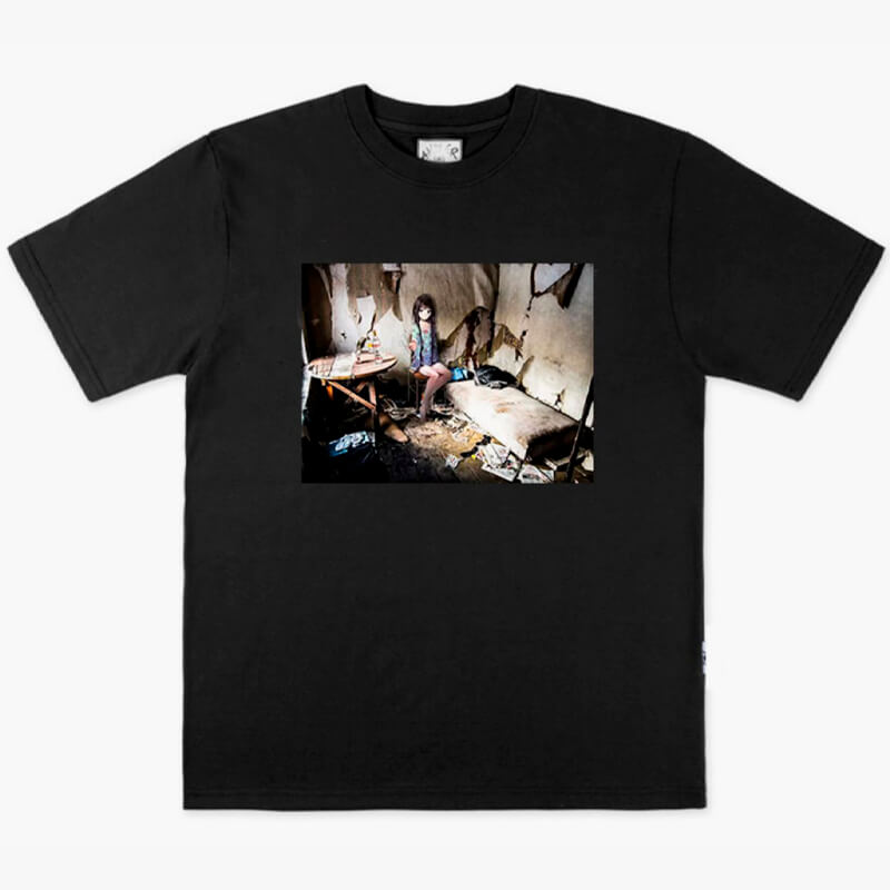 benpaolv Dullcore Anime Aesthetic T-Shirt Abandoned Room