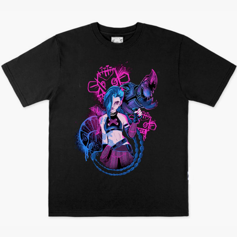 benpaolv Gamer Girl Aesthetic Jinx T-Shirt League of Legends