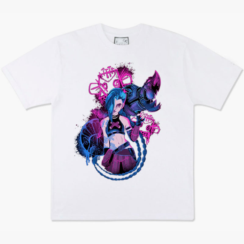 benpaolv Gamer Girl Aesthetic Jinx T-Shirt League of Legends