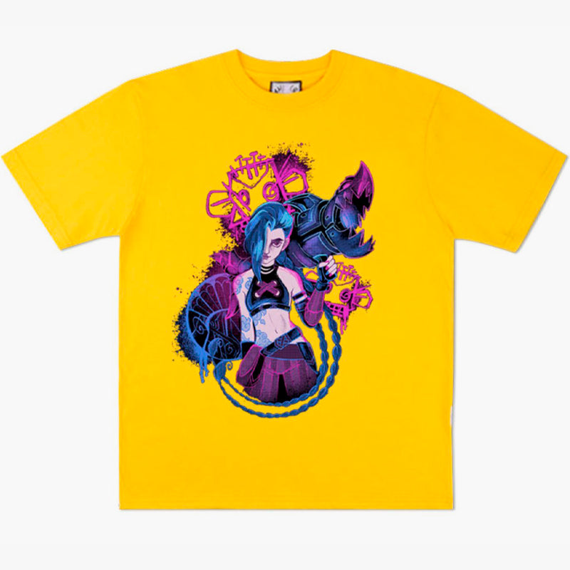 benpaolv Gamer Girl Aesthetic Jinx T-Shirt League of Legends