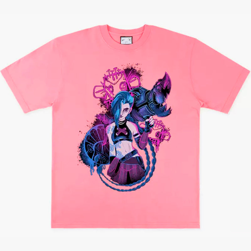 benpaolv Gamer Girl Aesthetic Jinx T-Shirt League of Legends